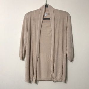 Peach/tan cardigan